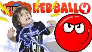  НОВЫЙ КРАСНЫЙ ШАРИК ПОЛЕТ на ЛУНУ Мультик Прохождение RED BALL 4 Видео для детей КОНКУРС Кикидо