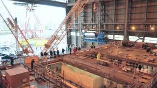 Diesel Generator Installation on HMS Prince of Wales, Govan