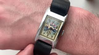 Видеообзор на редкие мужские часы Звезда с противоударным устройством оси баланса 1952 года ПЧЗ
