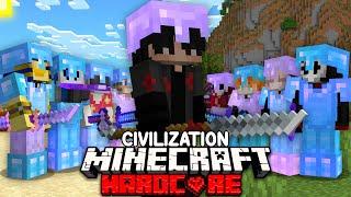 100 Players Simulate A DEADLY Civilization In Minecraft