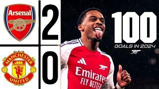  Arsenal Vs Man United (2-0) premier league all Goals and Extended Highlights 2025