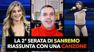 La 2ª serata di SANREMO 2023 riassunta con una CANZONE (in meno di 1:40)