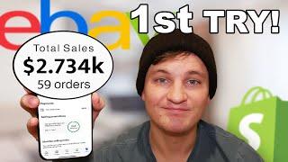 I Made $2,734.15 My FIRST 2 Weeks eBay Dropshipping (2024)