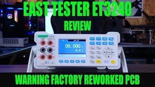 Bench Multimeter Review East Tester ET3240 -  Lots of Good & Bad