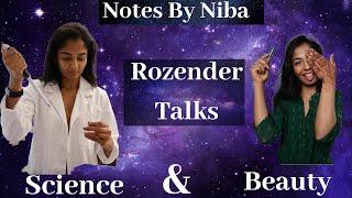 Notes By Niba a Science Communicator from USA| Rozender Talks ft @NotesByNiba