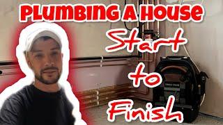 Whole house plumbing,heating and gas installation-Start to finish