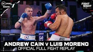 EXPLOSIVE POWER! | Andrew Cain lands another first round finish! | Cain v Moreno Highlights