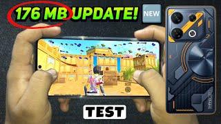 AFTER 176 MB UPDATE infinix GT 10 Pro BGMI TEST 2024