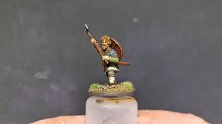 Victrix Ltd Viking Warrior 28mm painted.