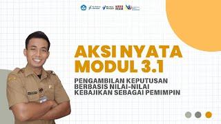 Aksi Nyata Modul 3.1. Pengambilan Keputusan Berbasis Nilai-Nilai Kebajikan Sebagai Pemimpin