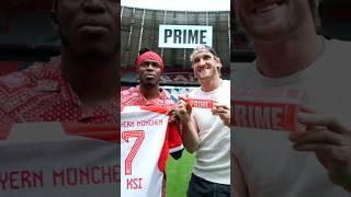 New PRIME Sponsor Bayern Munich FC #drinkprime #prime #ksi #loganpaul #bayern #viral #shorts