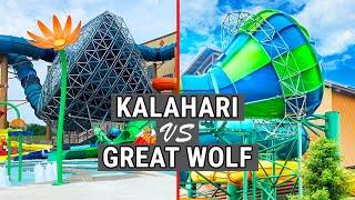 Kalahari vs Great Wolf Lodge Poconos Comparison - Kalahari Resort Poconos