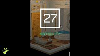 50 Tiny Room Escape 27 Antiquity (3/3 Cards) Full Walkthrough (Kiary Games)