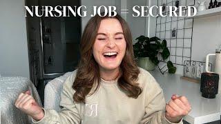 I GOT MY FIRST NURSING JOB: major life update