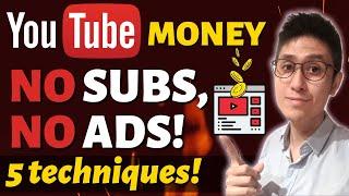 How to Make Money on YouTube Without Monetization for Free: 5 Unique Strategies, Step by Step (2021)