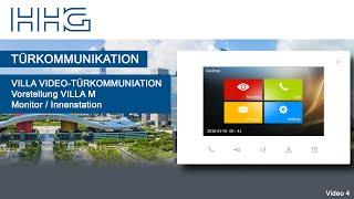 Produktvorstellung VILLA Video Innenstation Monitor / Türkommunikation / Film4 / HHG GmbH