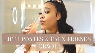 GRWM CHIT-CHAT: STRIP LASHES TUTORIAL, FRIENDSHIP RED FLAGS, NEW APARTMENT & MORE