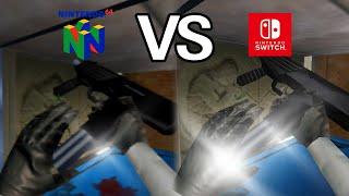 Perfect Dark Nintendo 64 vs Nintendo Switch Online