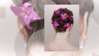 Lovely Tropical Orchid Bridal Hair Flower - "Yanira"