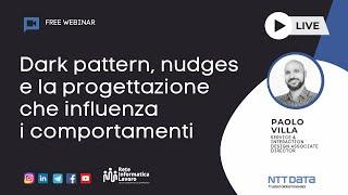 Webinar - Dark Pattern Nudges e la progettazione che influenza i comportamenti