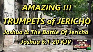 TRUMPETS of JERICHO  Joshua and the Battle of Jericho Walls Fall down with shofar Jericho trumpet