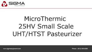 MicroThermic 25HV Small Scale UHT/HTST Pasteurizer