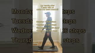 my results after 7 days with a desk treadmill (walkingpad c2)