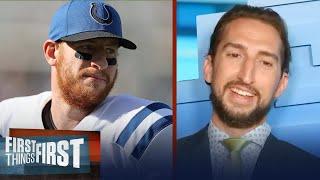 Colts move QB Carson Wentz to Washington in a risky trade — Nick | NFL | FIRST THINGS FIRST