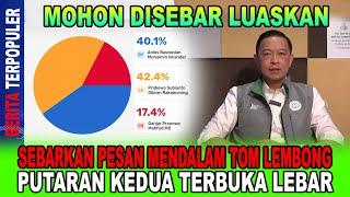 MOHON DISEBAR LUASKAN...!! PESAN MENDALAM TOM LEMBONG, PUTARAN KEDUA TERBUKA LEBAR; ALHAMDULILLAH!