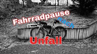 Fahrradpause nach Unfall 