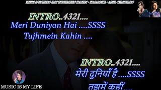 Meri Duniya Hai Tujhme Kahin Karaoke ( For Male ) With Scrolling Lyrics Eng. & हिंदी