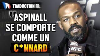 Jon Jones ALLUME Tom Aspinall et REFUSE le combat