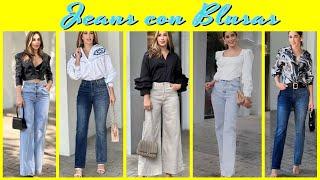 Blusas Espectaculares Para Lucir Con Tus Jeans Favoritos - Elegancia y Estilo 2023