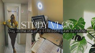 A day in the life of a STRESSED LAW STUDENT IN GHANA | Study with me (GHANA LAW SCHOOL) Vlog