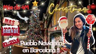 Descubrí un pueblo de Navidad oculto en Barcelona!!!️