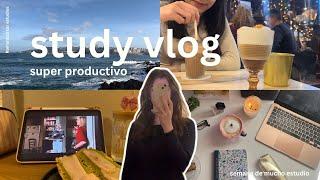 STUDY VLOG: días super PRODUCTIVOS: exámenes finales, café, journaling,    aesthetic,  ️