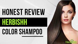 Christine Aguilar- Honest Review- Herbishh color shampoo Dark brown | Herbishh