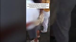 16-anyos na babae, inabutan ng panganganak sa kalsada! | Reporter’s Notebook