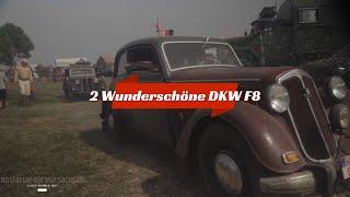 DKW F8  und das 2 x mit  purem Motorsound beim Militärtreffen in Halsbrücke 31.08.2024