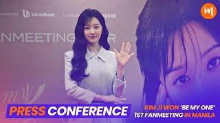 [PRESS CONFERENCE] KIM JI WON 'BE MY ONE' 1ST FAN MEETING IN MANILA