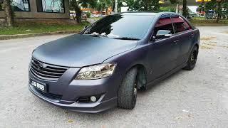 TOYOTA CAMRY WRAPPED WITH ASH GREY