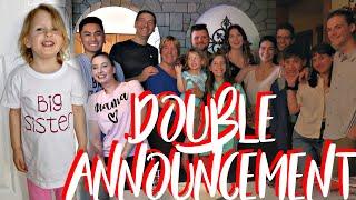 FAMILY AND FRIENDS REACT TO PREGNANCY ANNOUNCEMENT | SISTERS DOUBLE PREGNANCY ANNOUNCEMENT 2020