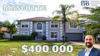 FULLY Fenced Garden, OVERSIZED Garage, 5 Bed Home For Sale in Mascotte, Florida!