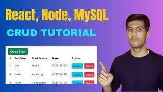 CRUD Tutorial using React, Node and MySQL for Beginner