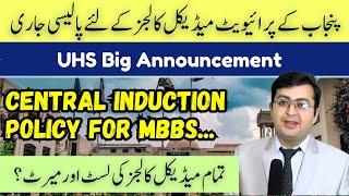 UHS Big Announcement For MBBS Admissions in Private Medical Colleges | MDCAT 2024 Latest News