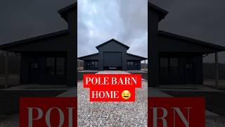 POLE BARN HOME ( BARNDOMINIUM LIVING ) #barndominium #homedesign #hometour #homedesign