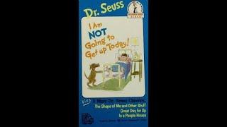 Dr Seuss Beginner  Book Videos I Am Not Going To Get Up Today