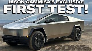 Exclusive 2024 Tesla Cybertruck Full Review & Drag Race w R1T & Hummer  — Jason Cammisa on the ICONS