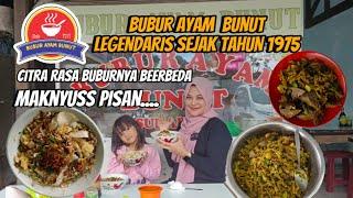 Bubur Ayam Legendaris BuNut Sukabumi Ternyata Ada diCipayung Puncak Bogor‼CitraRasa Buburnya Maknyus