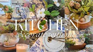 SPRING DECORATE WITH ME 2024 - KITCHEN Decorating Ideas & Style Inspiration | Home Decor Refresh